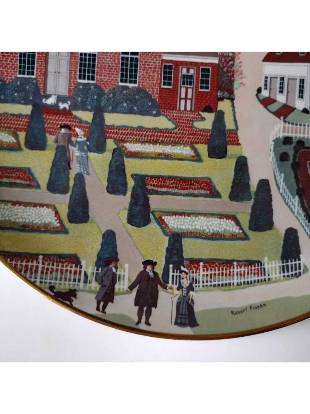 Ridgewood Colonial Heritage Plate, Americana, Bicentennial, Pennsbury Manor, 70s - Picture 4 of 6